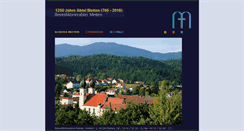 Desktop Screenshot of kloster-metten.de